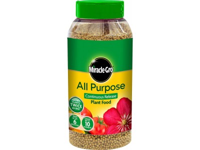 Miracle-Gro All Purpose Continuous Release Plant Food.